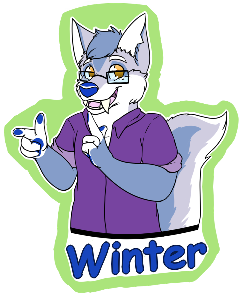 [C] Winter's Waist Up Badge