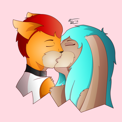 Soren and Eva Kiss!