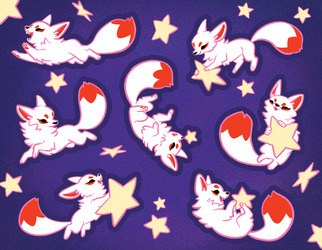 Startail Fox Stickers