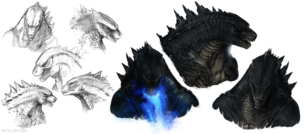 Godzilla 2014 studies