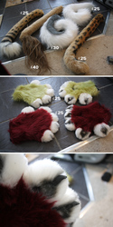 Moving sale! Paws/tails