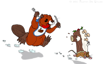 Rodentday - Yule Beaver