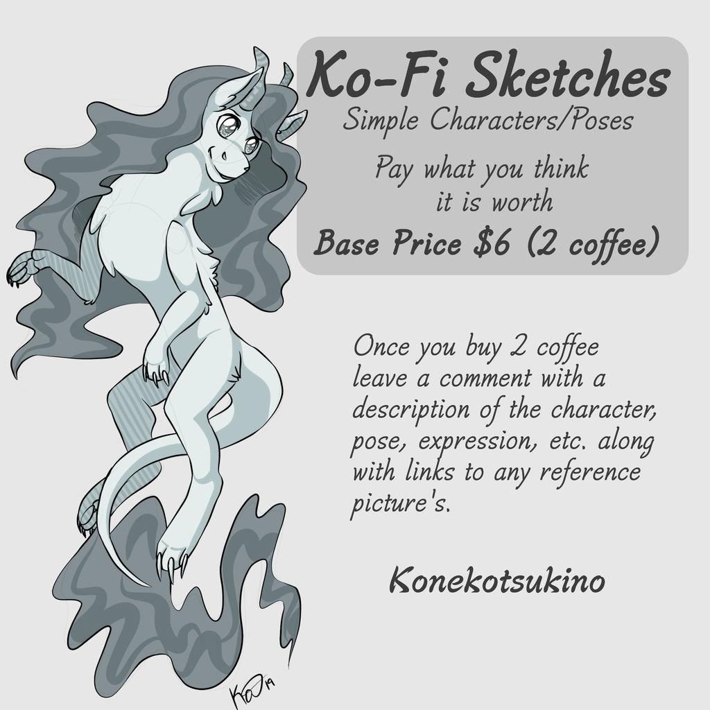 Ko-fi sketch commissions