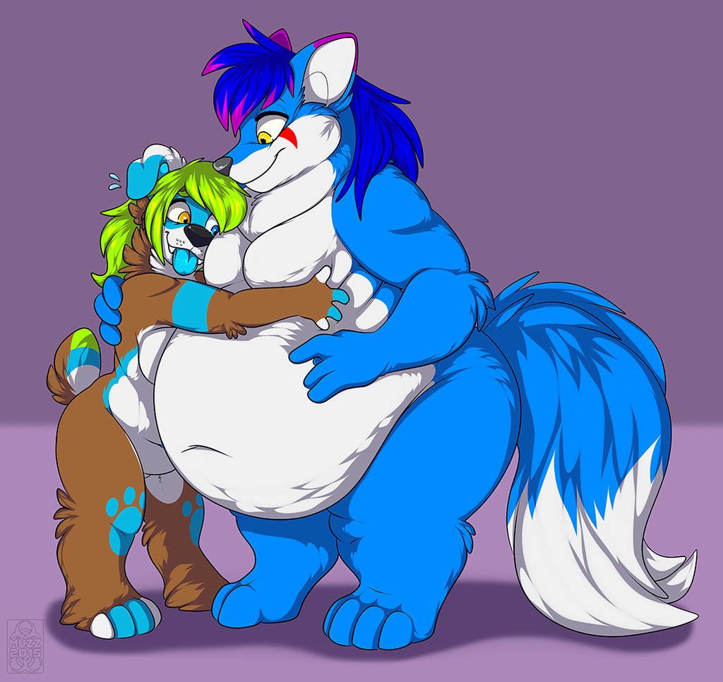 [Not My Art] Belly Snuggles!