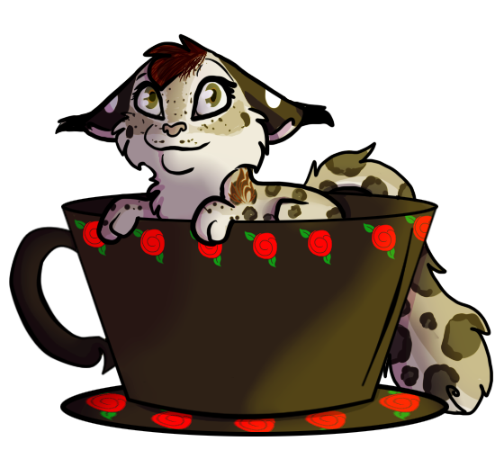 Cute cup kitten : Commission :
