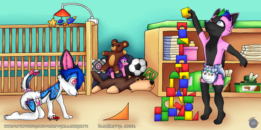 Most recent image: Playtime [commission] [Diaperfur]