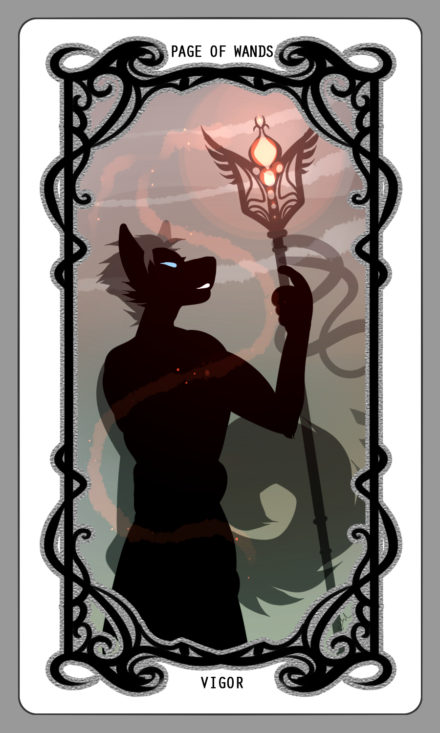 Shadow Tarot: Page of Wands