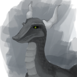 Black(ish) dragon