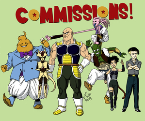 DRAGON BALL COMMISSIONS NOW OPEN!