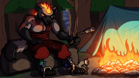Marshmellows By The Fire [Comm]