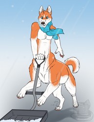 Who needs a snow blower? [Commission]