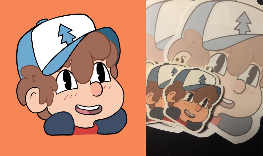 Most recent image: [c] Dipper Pines charms