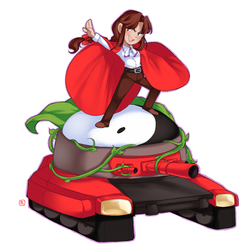 Rika + Flower Tank