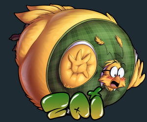 [COMM] Inflated Zai Badge (Anthrocon 2022)