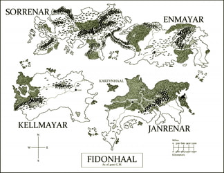 World Map of Fidonhaal