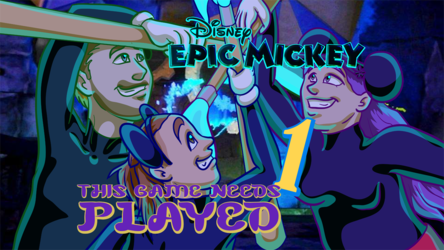 Epic Mickey Title Card Art