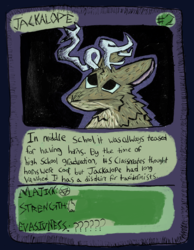 Collect-A-Cryptid #2: Jackalope