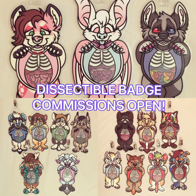 DISSECTIBLE BADGE COMMISSIONS OPEN