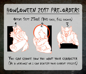Howl 2017 Pre-orders Opening Sept 23rd!