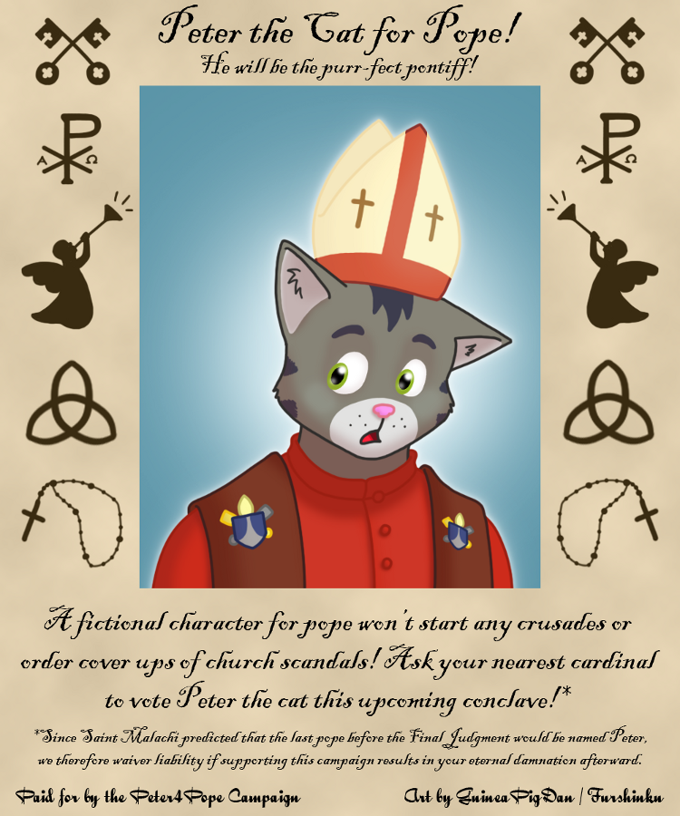 Peter the cat for pope!