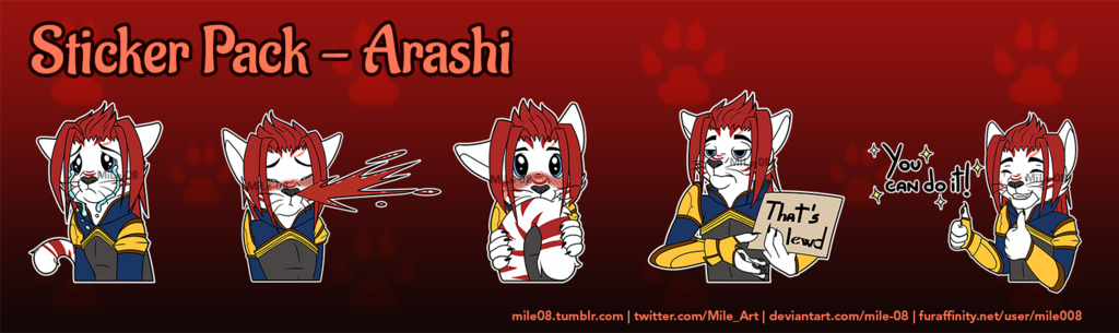 Sticker Pack [C] - Arashi