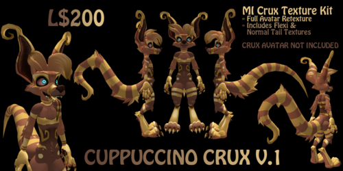 Crux: Cuppuccino V.1 (SecondLife Skin Mod)