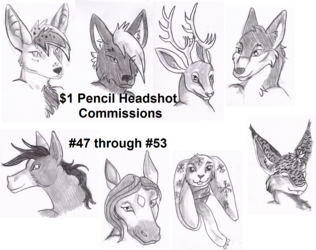 $1 Pencil Headshots: 47-53