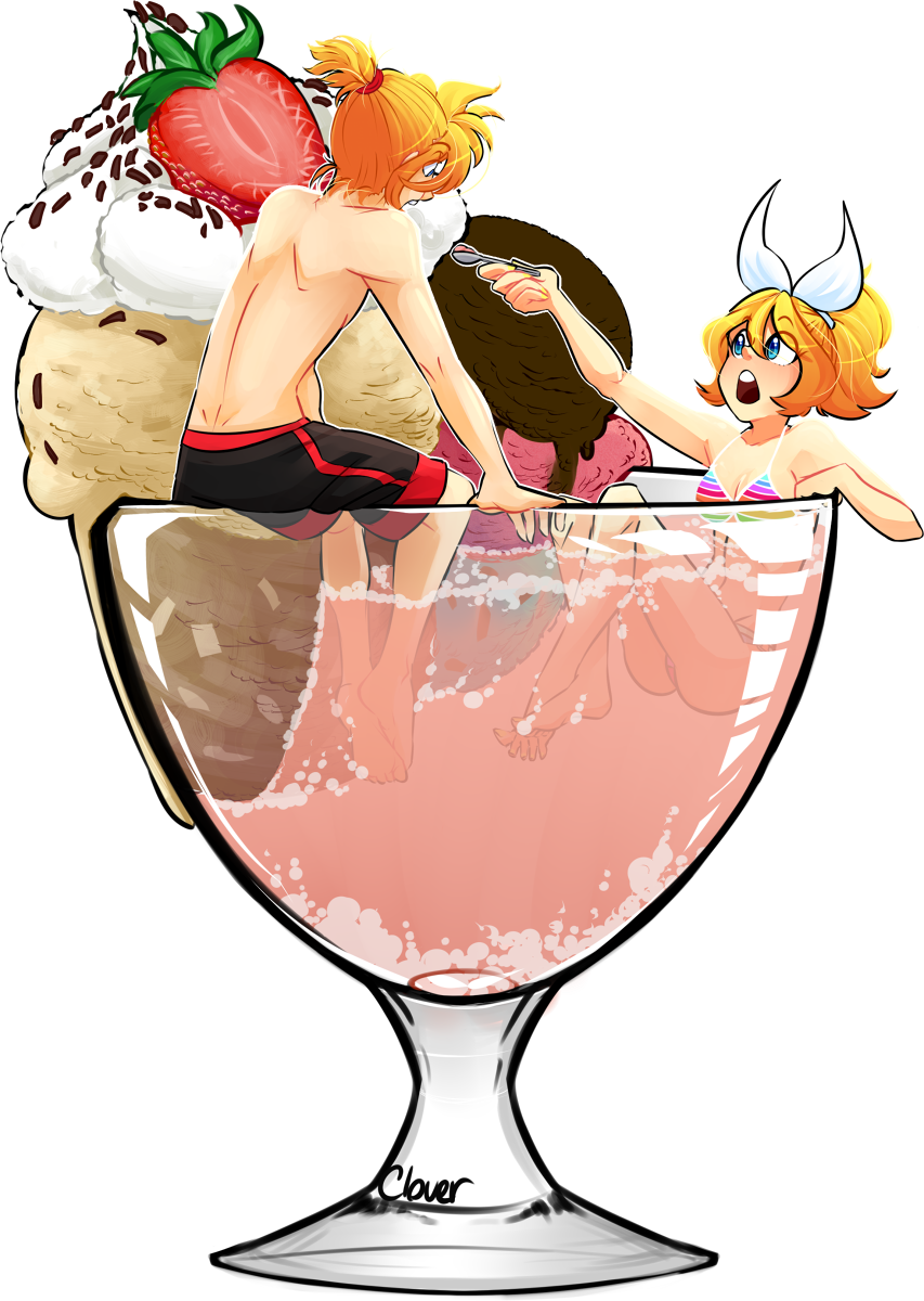 [Kagamine Collab Entry] Summer Drinks