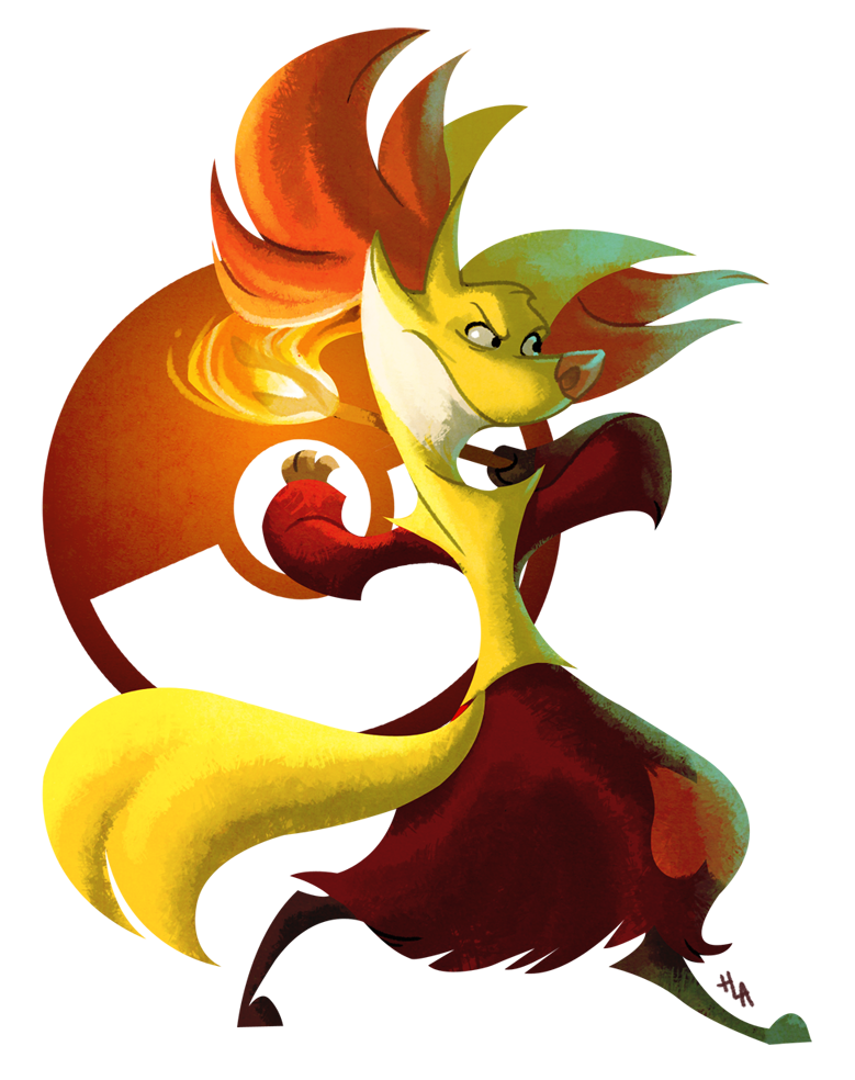 Favorite Psychic Pokemon: Delphox