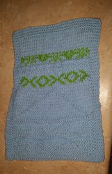 Knitted Sampler, the first