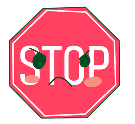 Kawaii Stop Sign