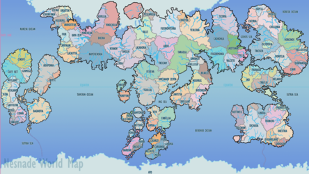 Nesnade World Map
