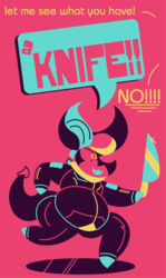 Boot - a KNIFE!!