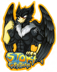 Storm Gryphon Badge (Commission)