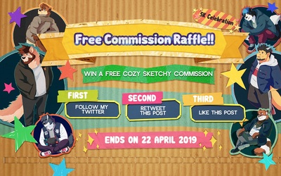 ✨ 5K celebration Free Commission raffle!! ✨