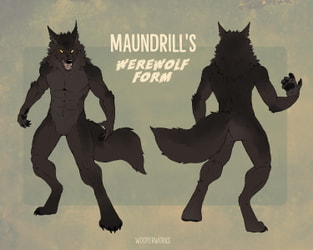 Maundrill's Werewolf Form