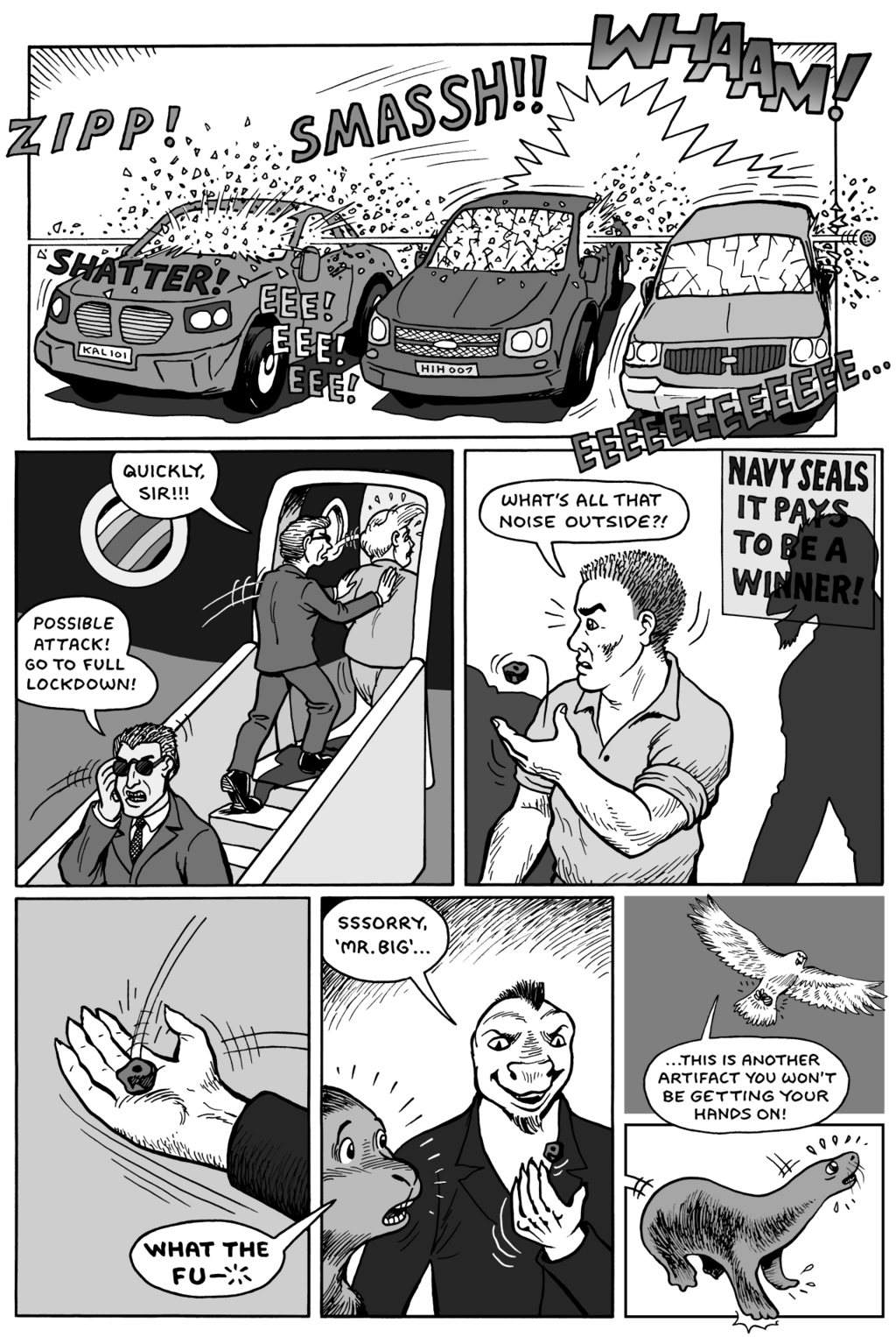 Komos & Goldie comic by Karno, page 14