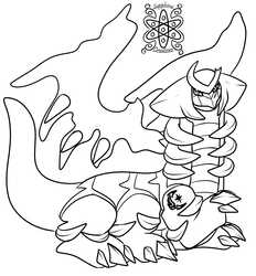 Shadow the Giratina +Commission WIP+