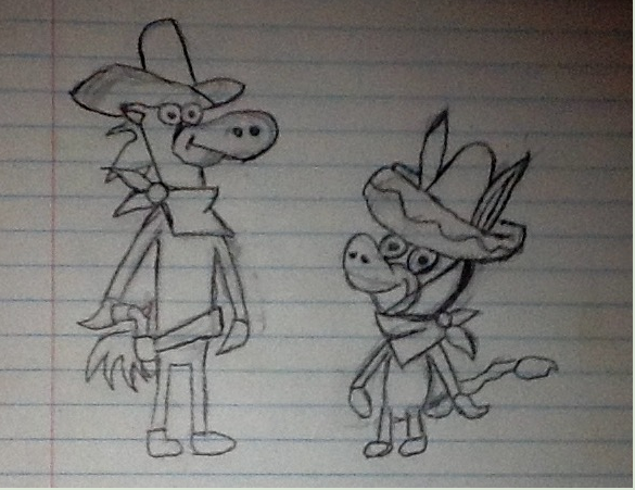 Quick Draw McGraw and Baba Looey