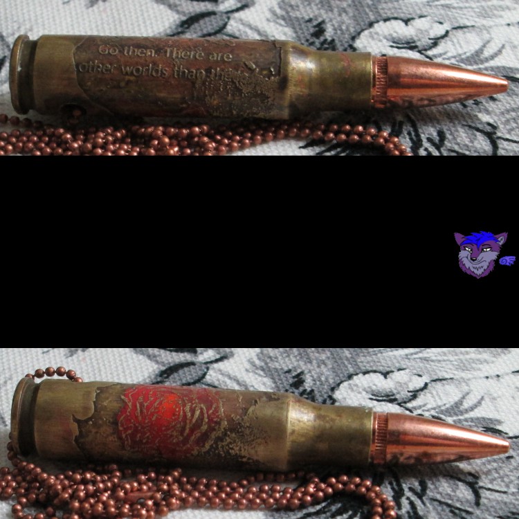 Go then... Dark Tower-inspired Etched Bullet *Copper*
