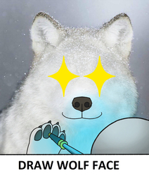 210330 DRAW WOLF FACE - Atomicthumbs