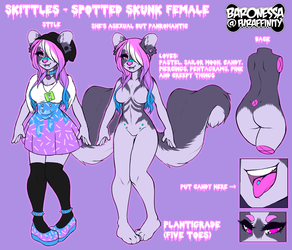 Ref: Skittles the spotted skunk~