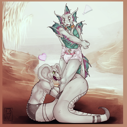 Snake in mah boots! - by Murikami