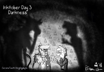 Inktober Day 3: Darkness