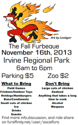 2013 Fall FurBQ Poster ... and with Fire!