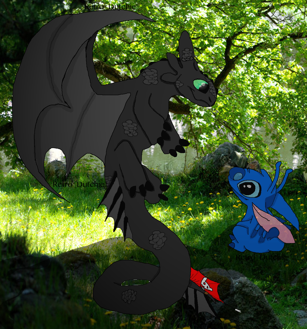 Toothless and Stitch Bonding
