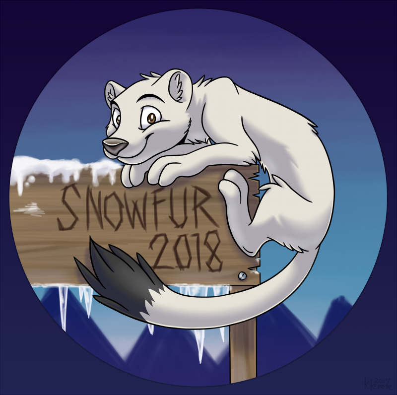 SnowFur 2018 - button design