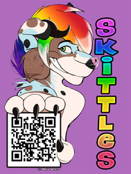 QR Badge: Skittles