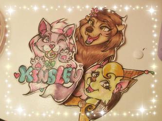 Badges to be laminated!