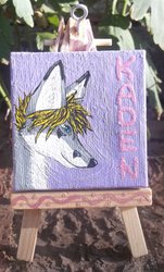 Kaden, Mini Canvas and Easel Badge
